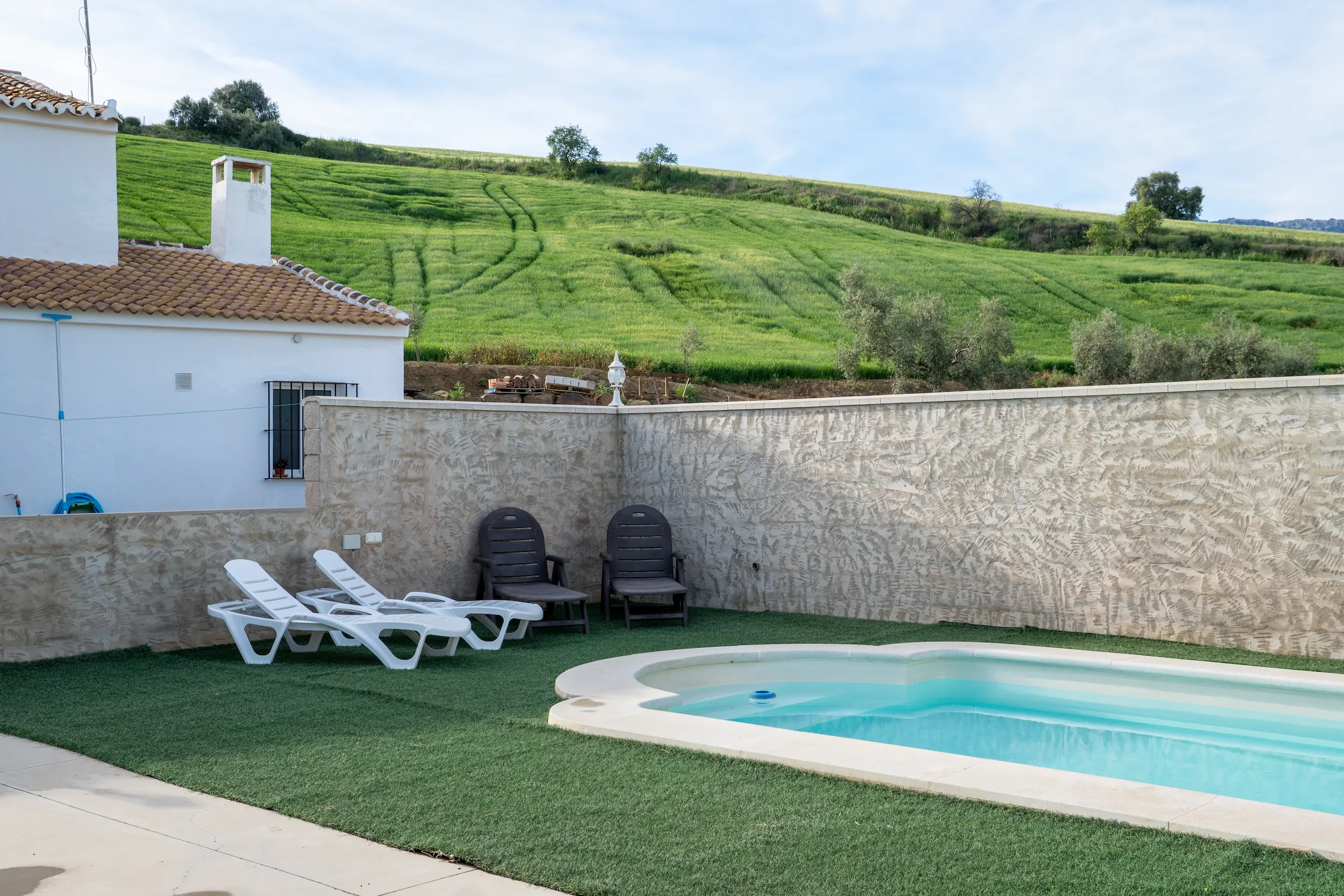 Piscina con vistas